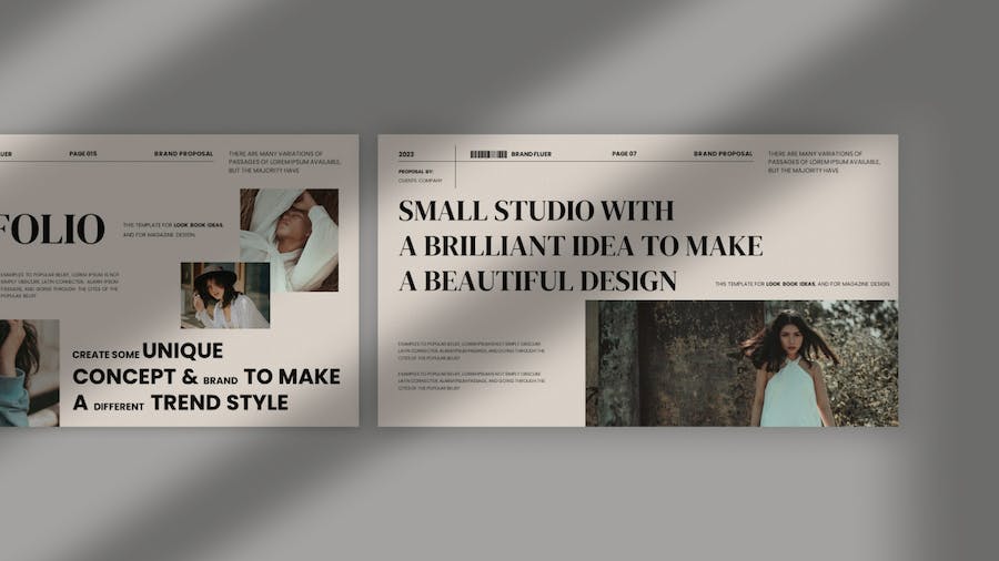 复古品牌建设项目提案PPT幻灯片 - 顶尖PPT