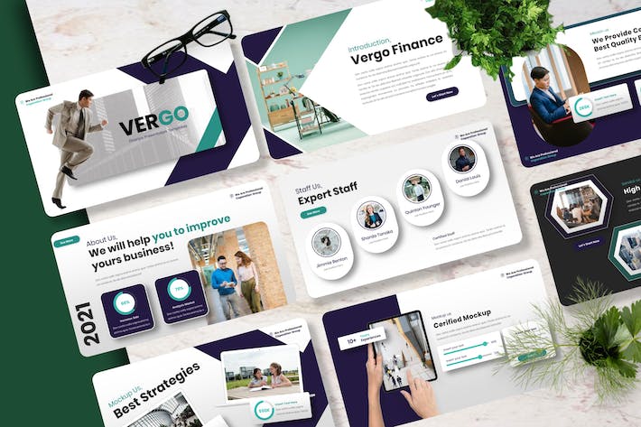 企业财务金融投资咨询服务Keynote模板 - 顶尖PPT