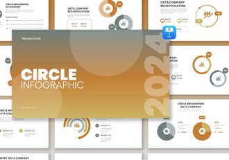 数据分析信息图形keynote模板 - 顶尖PPT