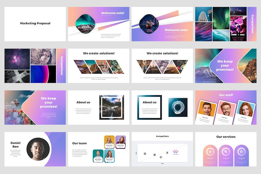 创意精美企业营销商业计划企业合作商务通用PPT模板 - 顶尖PPT
