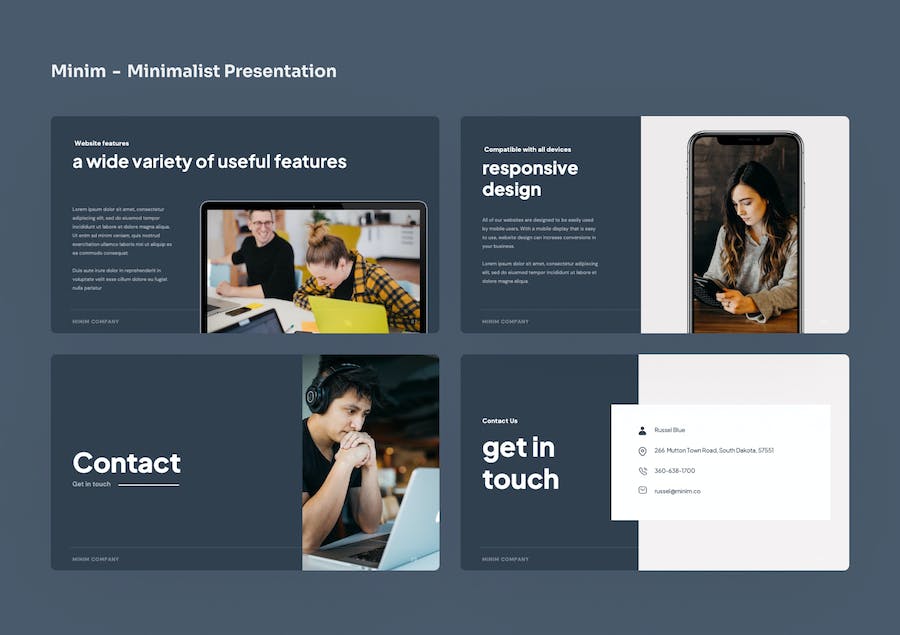 极简设计风格创意展示应用PPT模板 - 顶尖PPT