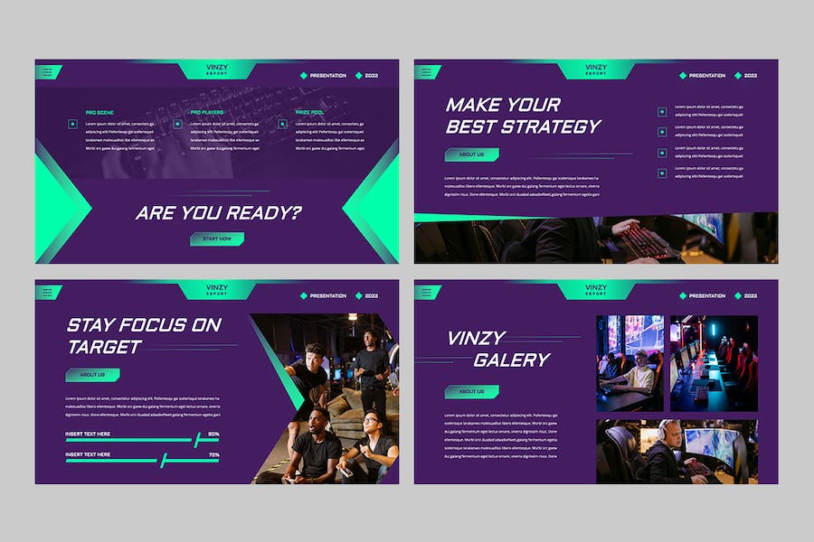 电竞游戏赛事策划运营方案Keynote模板 - 顶尖PPT