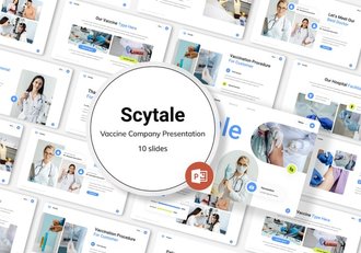 疫苗公司产品研发推广介绍PPT模板 - 顶尖PPT