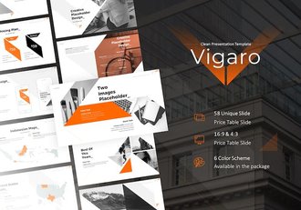 橙色简约商业计划企业合作业务展示多用途PPT模板 - 顶尖PPT