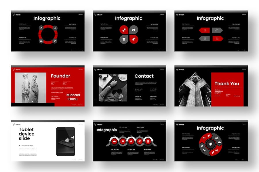 商务汇报市场分析企业介绍keynote模板 - 顶尖PPT