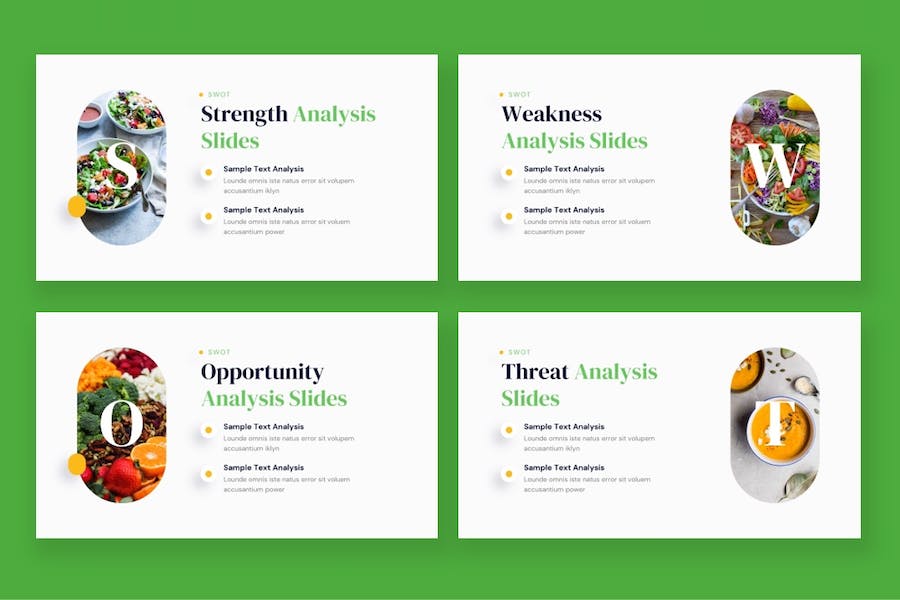 健康绿色安全食品keynote模板 - 顶尖PPT