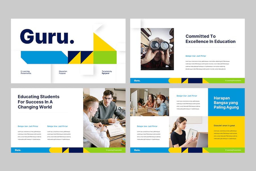 在线教育课程培训知识分享PPT模板 - 顶尖PPT