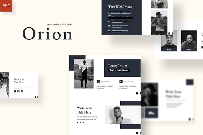 极简设计商务演讲方案PPT模板 - 顶尖PPT