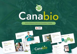 医用大麻医学治疗PPT模板 - 顶尖PPT