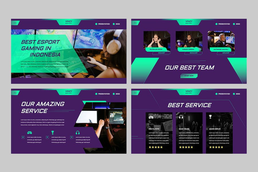 电竞游戏赛事策划运营方案Keynote模板 - 顶尖PPT