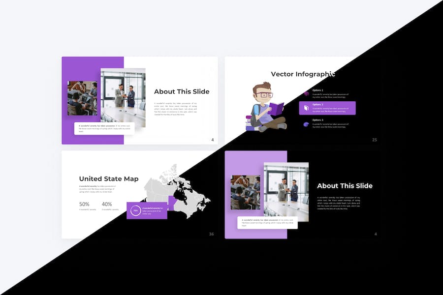 极具创意的商务商业通用PPT模板 - 顶尖PPT