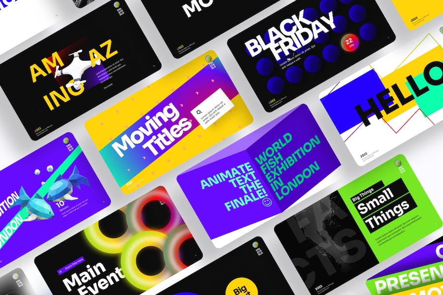 创意动漫效果动画文本PPT模板 - 顶尖PPT