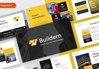 建筑工程项目展示融资计划PPT模板 - 顶尖PPT