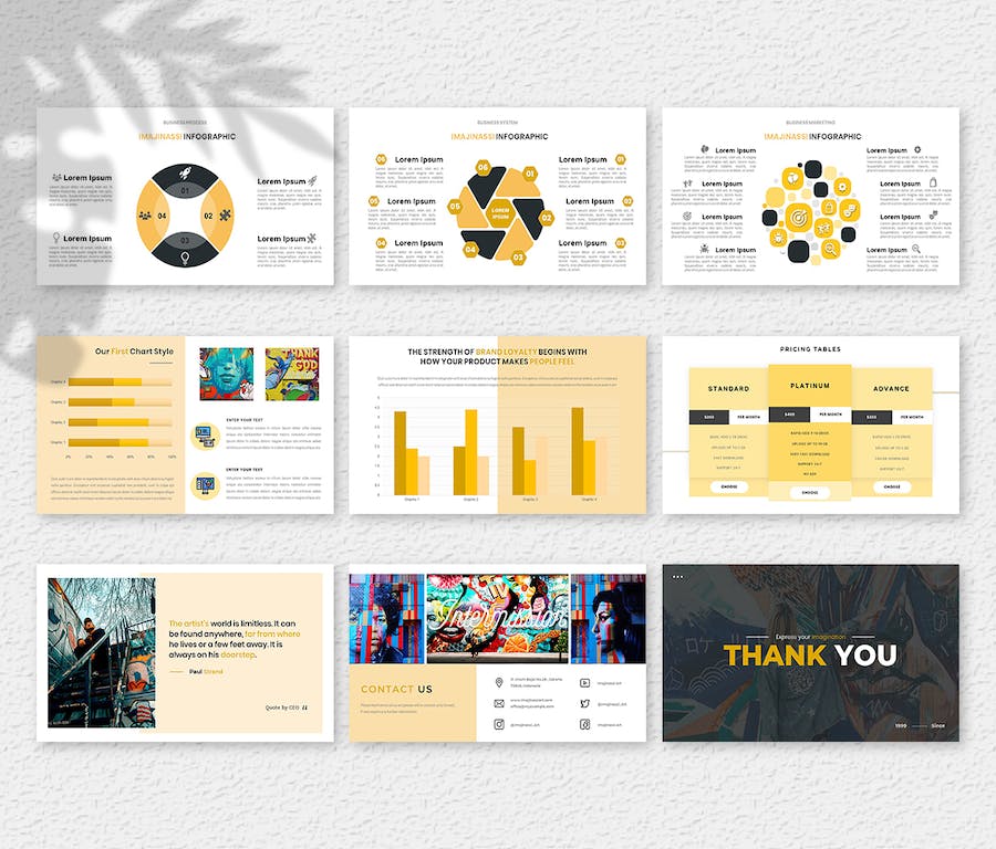 创意业务介绍方案展示PPT模板 - 顶尖PPT