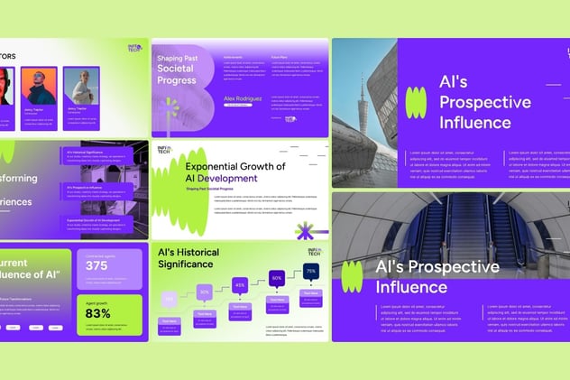 AI技术人工智能科技keynote模板 - 顶尖PPT