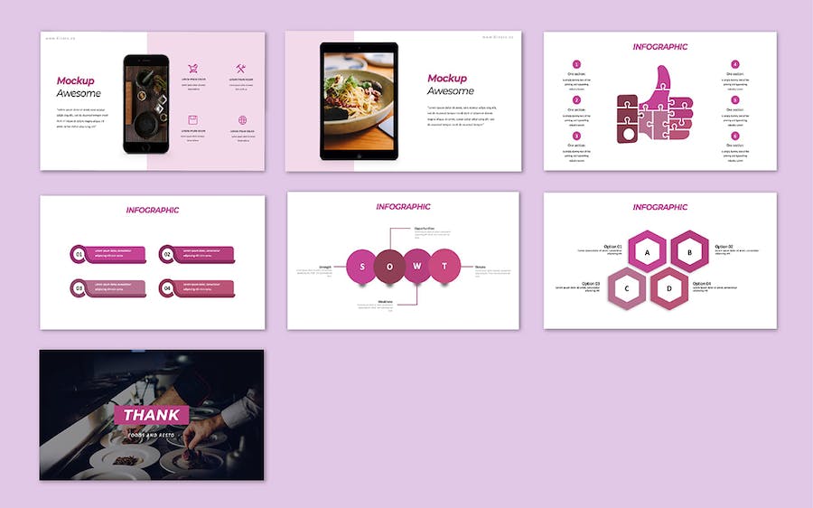 食品美食行业分析报告keynote模板 - 顶尖PPT