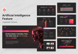 人工智能功能PowerPoint模板 - 顶尖PPT