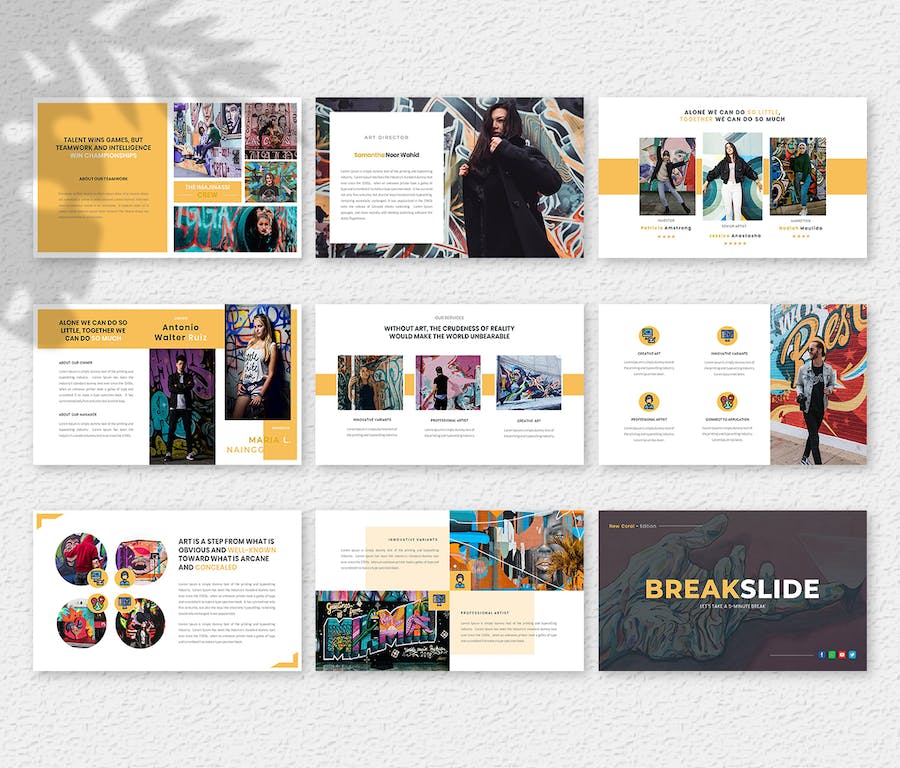 创意业务介绍方案展示PPT模板 - 顶尖PPT