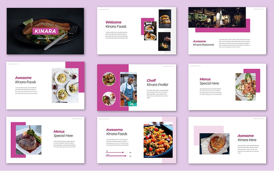 食品美食行业分析报告keynote模板 - 顶尖PPT