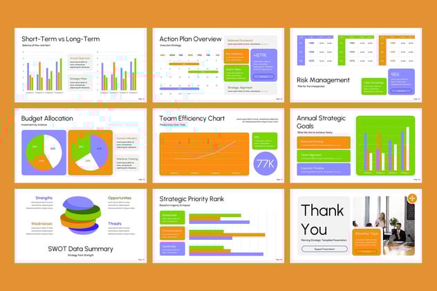 创意策划行业策略分享展示PPT模板 - 顶尖PPT
