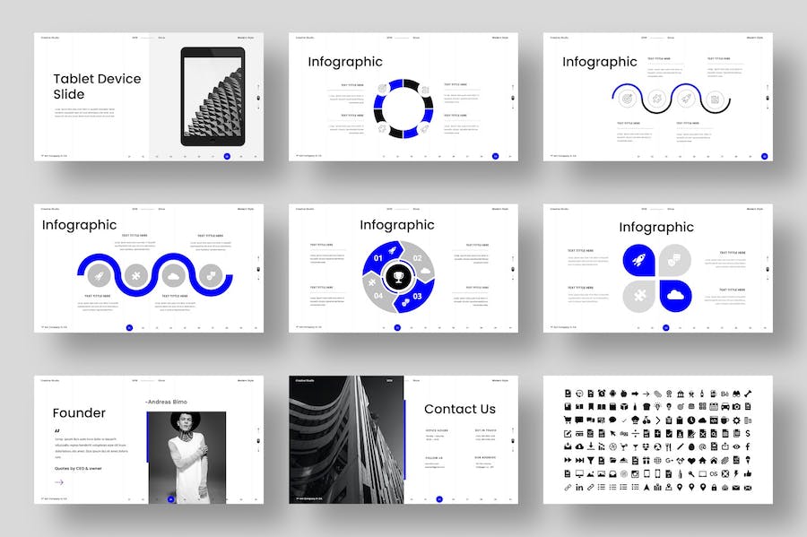 商务多用途国外PPT模板 - 顶尖PPT