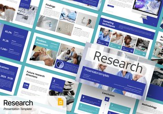 医学医疗研究提案PPT模板 - 顶尖PPT