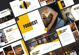 美味的食品和饮料keynote模板 - 顶尖PPT