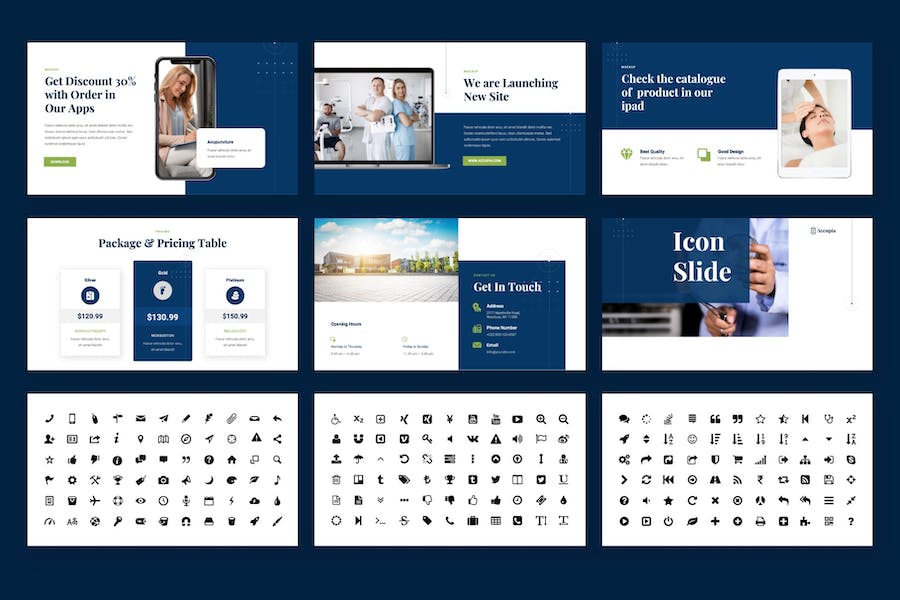 针灸中医医学keynote模板 - 顶尖PPT