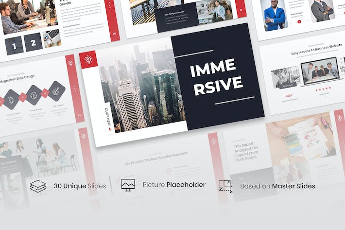 高级沉浸式商务战略演示PPT模板 - 顶尖PPT