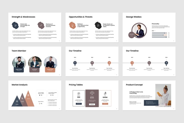 商业计划书项目融资方案Keynote模板 - 顶尖PPT