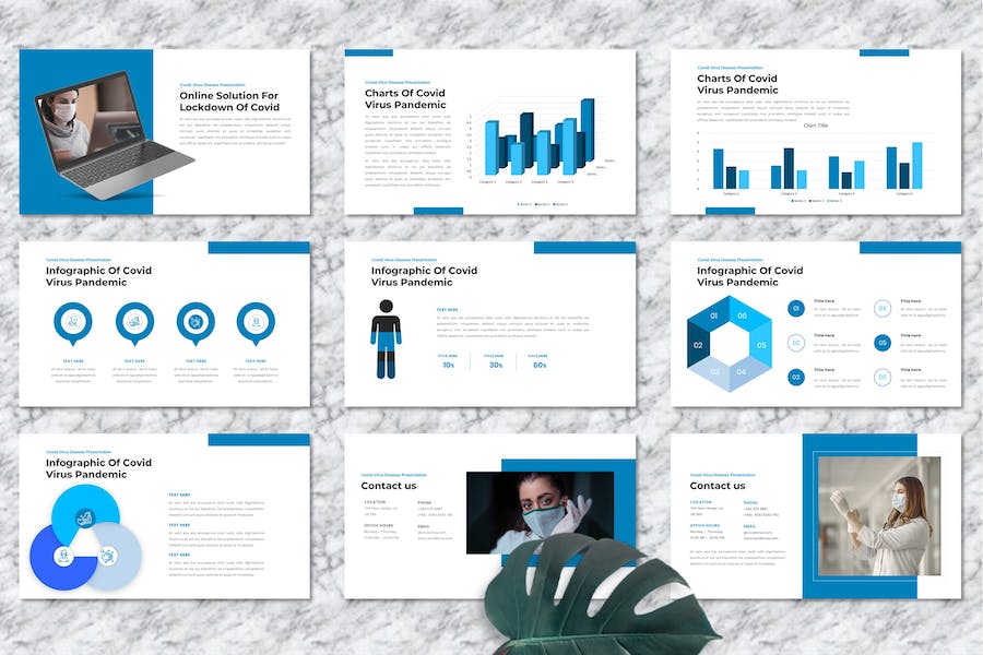 医疗防护知识科普讲座PPT模板 - 顶尖PPT