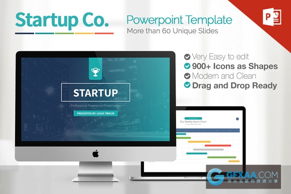 70多页电子商务产品展示粉色PPT模板 - 顶尖PPT