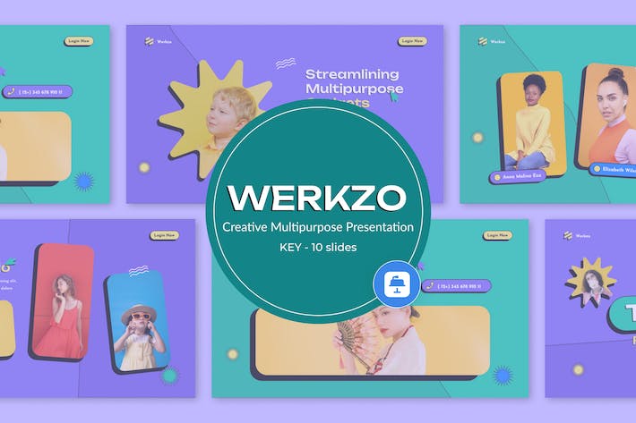 创意多功能Keynote主题演讲模板 - 顶尖PPT