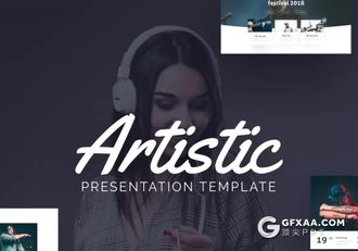 76页欧美创意图形设计 高逼格ppt模板4种尺寸规格 - 顶尖PPT