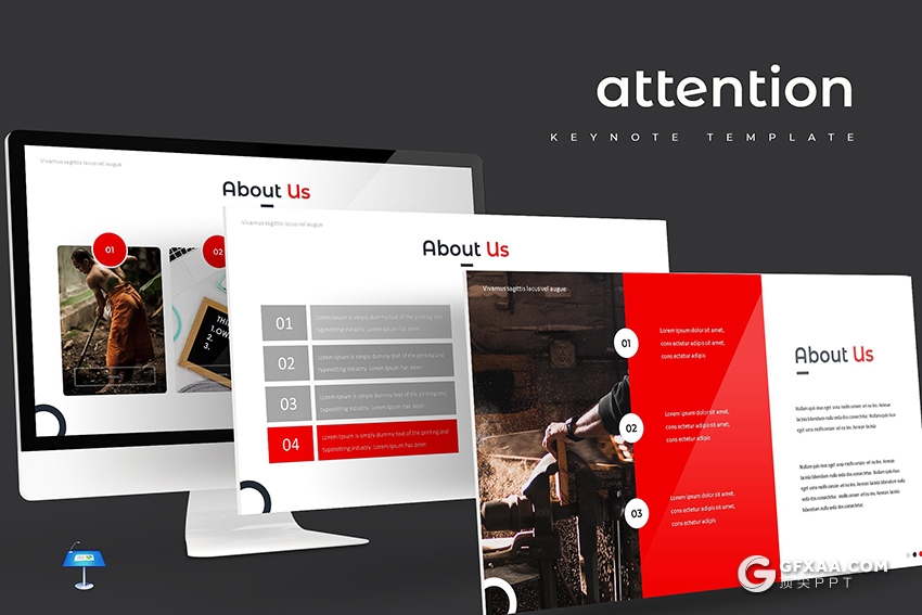 30页5种配色国外商务总结计划keynote模板 - 顶尖PPT