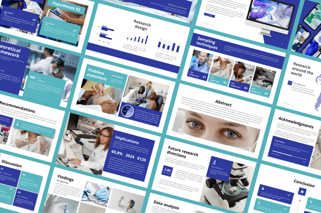 医学医疗研究提案PPT模板 - 顶尖PPT