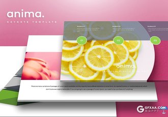 30页缤纷色彩糖果零食keynote模板 5种主题配色 - 顶尖PPT