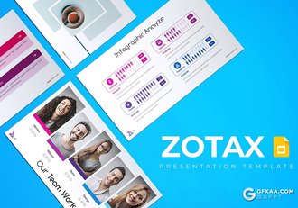 32页5种配色紫色渐变欧美商务风格ppt模板 - 顶尖PPT