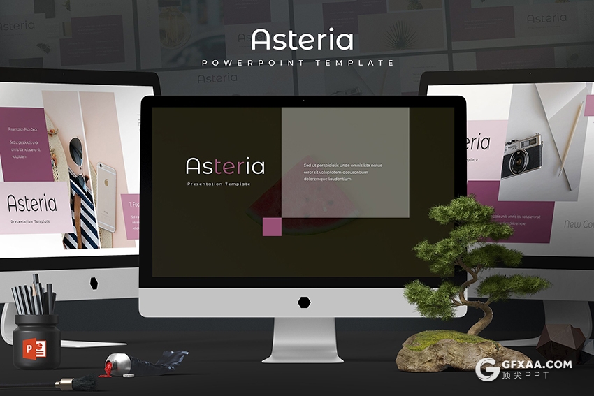 30页5种配色简约扁平化多用途ppt模板 - 顶尖PPT