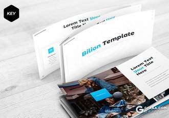 30页扁平化欧美商务工作总结计划keynote模板 - 顶尖PPT