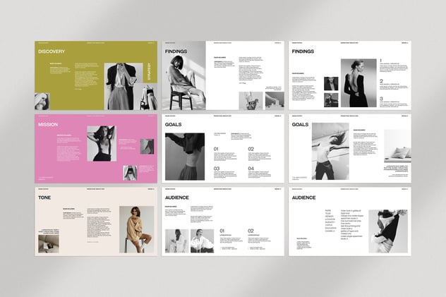 简约时尚风格品牌战略主题keynote模板 - 顶尖PPT