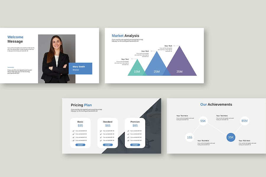 极简商务演讲方案Keynote模板 - 顶尖PPT