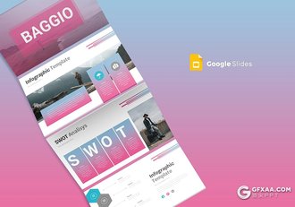 30页精美渐变配色个人工作历程介绍google slides模板 - 顶尖PPT