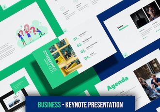 商务推介和项目合作keynote模板 - 顶尖PPT