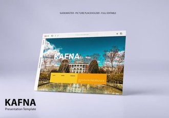 创意设计视觉展示作品集PPT模板 - 顶尖PPT