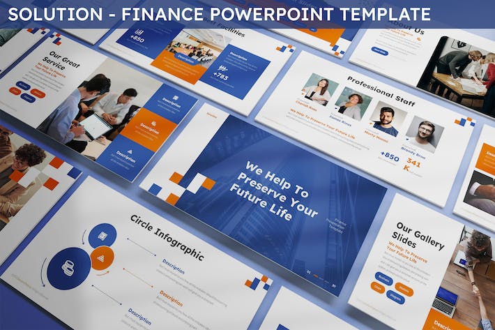 简约大气企业合作商业计划解决方案商务通用PPT模板 - 顶尖PPT