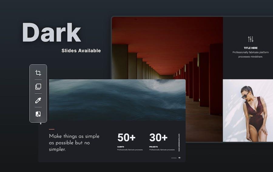 简约图形目录封面商务计划总结keynote模板 - 顶尖PPT