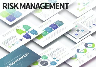 风险管理信息图形PPT模板 - 顶尖PPT