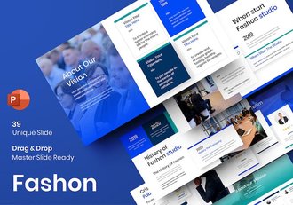 时尚商务会议项目合作企业商业国外PPT模板 - 顶尖PPT