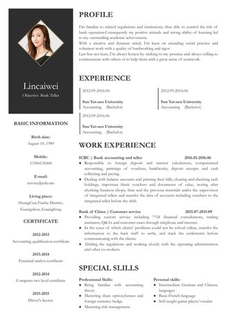 欧美大气英文简历模板 - 顶尖PPT